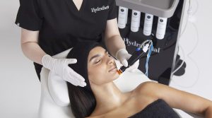 Woman HydraFacial.