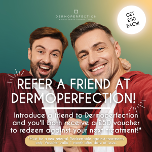 Details of refer a friend offer where both get £50 voucher.