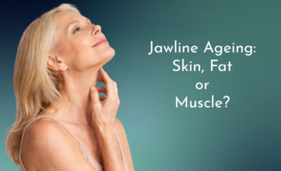 jawline ageing. skin fat or muslce