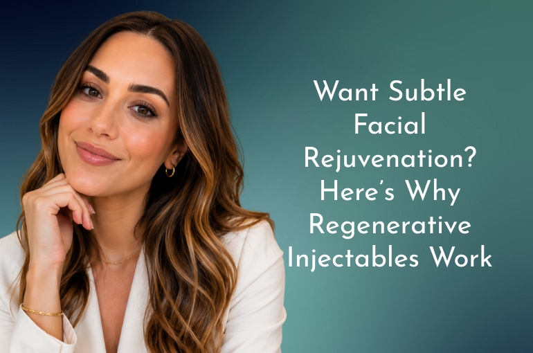 Subtle Facial Rejuvenation Why Regenerative Injectables Work.